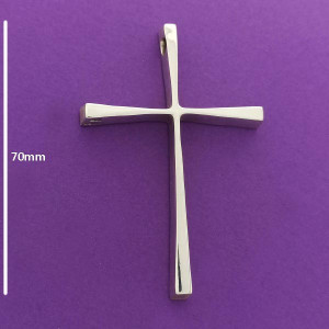 Colgante cruz plata,cruces plata,crucifijo,plata en madrid,plata al mayor, mayorista