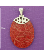 Colgantes coral